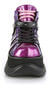 NEPTUNE-100 Purple Glitter Platform Shoes alternate view