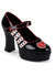 QUEEN-55 Queen of Hearts Heels