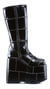 STACK-301 Black Patent Platforms alternate view