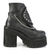ASSAULT-55 Platform Boots with Roses alternate view