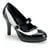 CONTESSA-06 Black White Stilettos