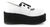CREEPER-230 White Maryjane Creeper Shoes alternate view