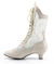 DAME-115 Ivory Lace Boots alternate view