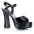 DOLLY-09 Black Patent Platforms