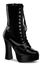 ELECTRA-1020 Black Patent Boots view 1