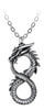 Infinity Dragon Pendant Necklace