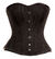 Mila Print Black Corset