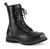 RIOT-10 Black Leather Steel Toe Boots view 1