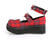 SPRITE-02 Red Plaid Maryjanes alternate view
