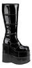 STACK-301 Black Patent Platforms