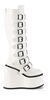 SWING-815 White Buckled Platform Boots alternate view