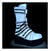 TRASHVILLE-138 Grey Reflective Platform Boots alternate view