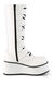 Trashville-518 white platform boots alternate view