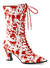 VICTORIAN-120BL Blood Splatter Boots