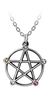 Wiccan Elemental Pentacle Pendant Necklace view 1