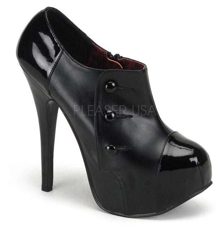 TEEZE-20 Black Platform Shoes