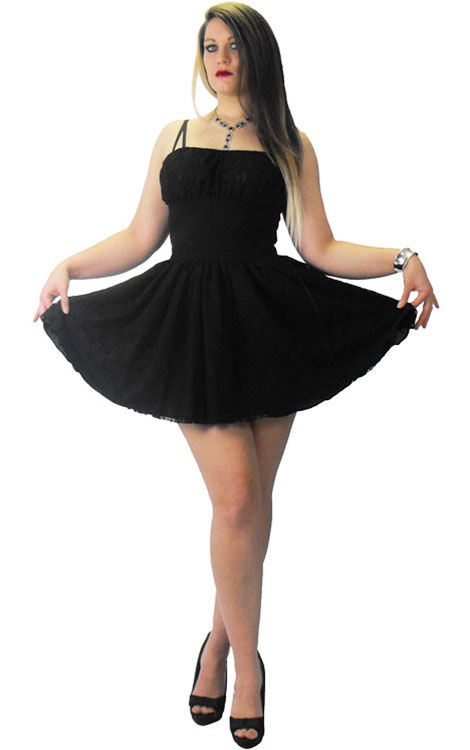 gothic mini dress