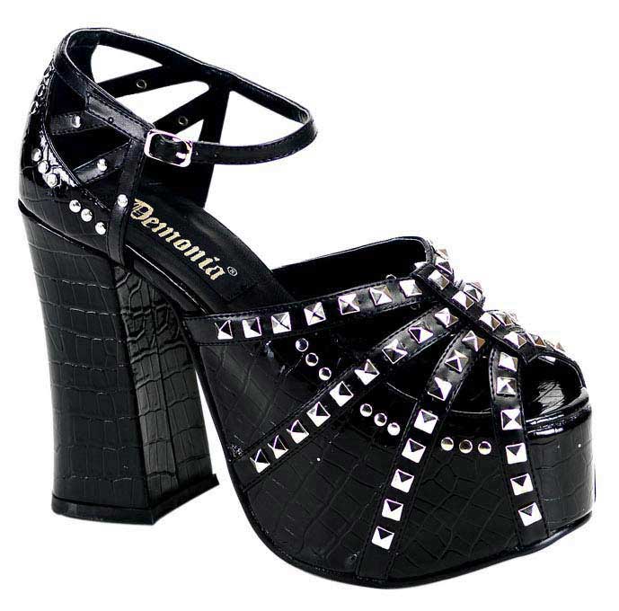 CHARADE-31 Sandals Black Pyramid