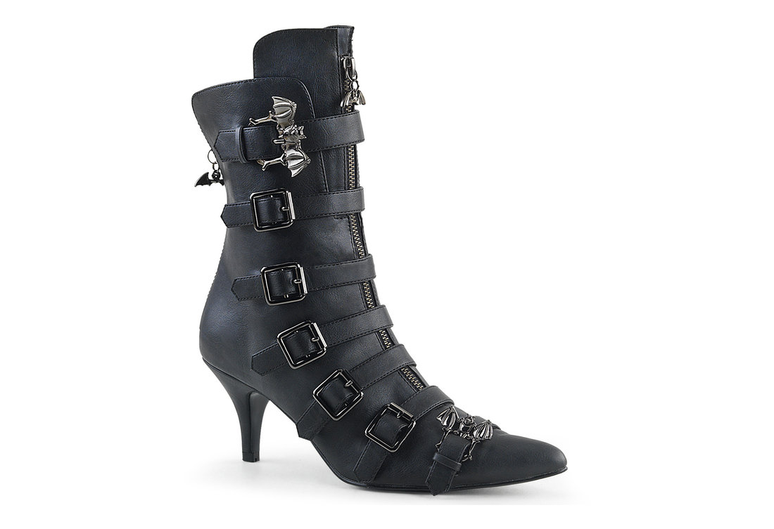 FURY-110 Winklepicker Gothic Ankle Boot