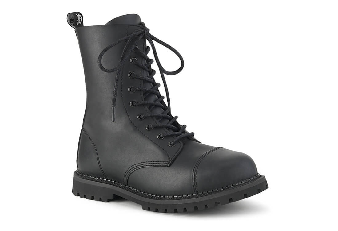 RIOT-10 Vegan Leather Combat Boots