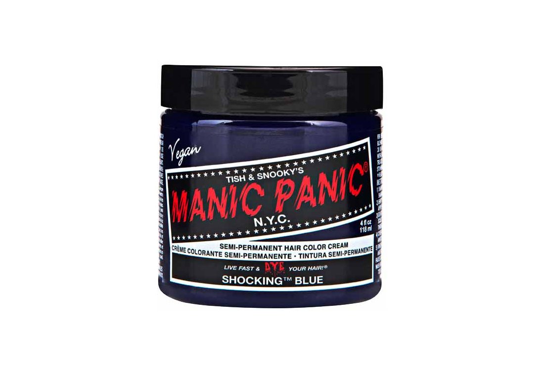 2. Manic Panic Semi-Permanent Hair Color Cream, Shocking Blue - wide 1