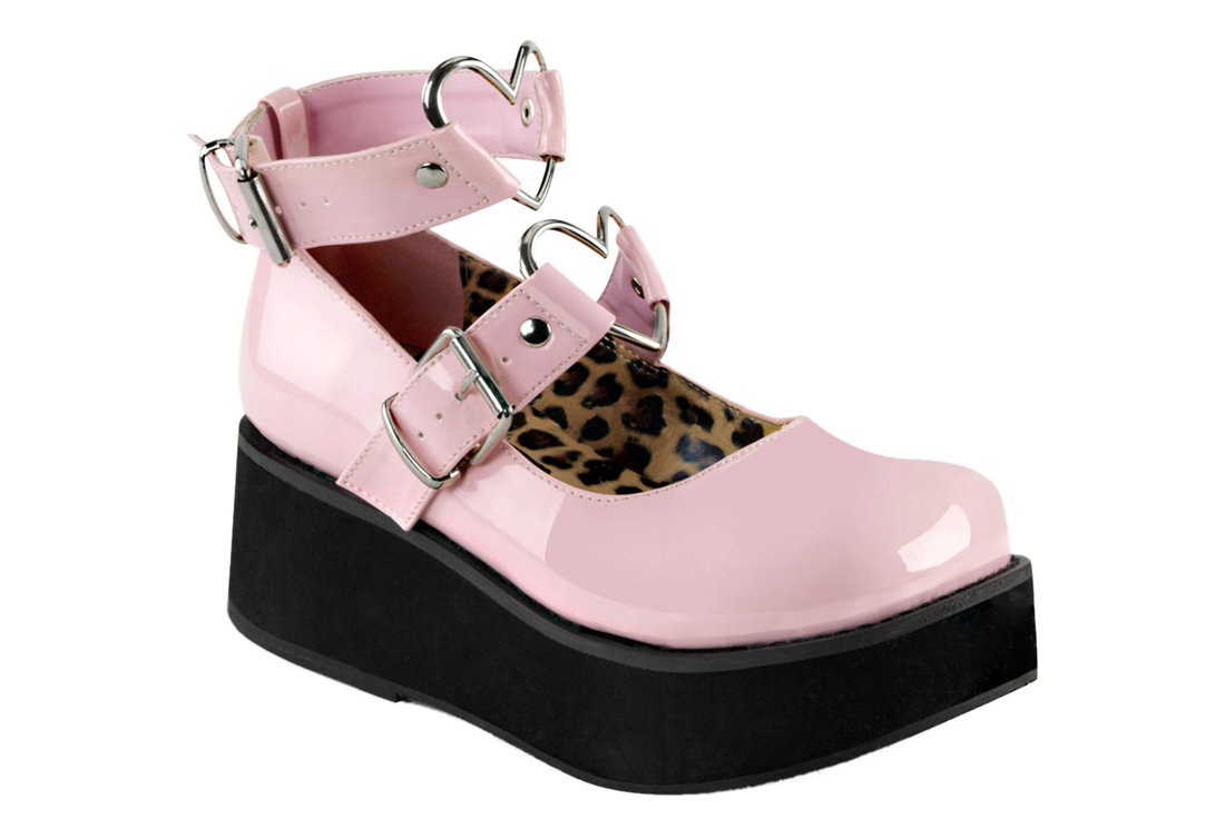 SPRITE-02 Baby pink Platform Shoes with 