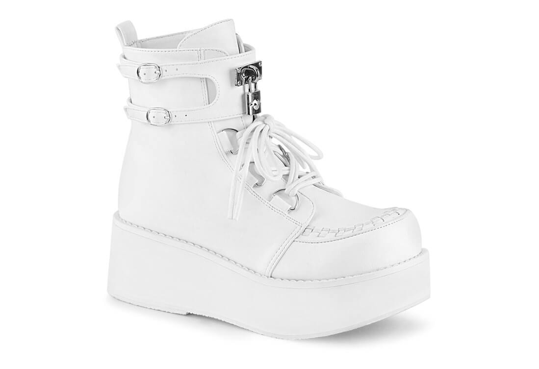SPRITE-70 - Women's White Platform Boots