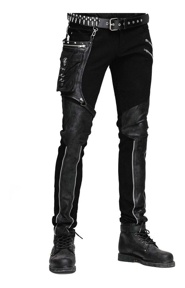papa】THREESIX9INE EYELETS PANTS Assailant-Pants-front.jpg