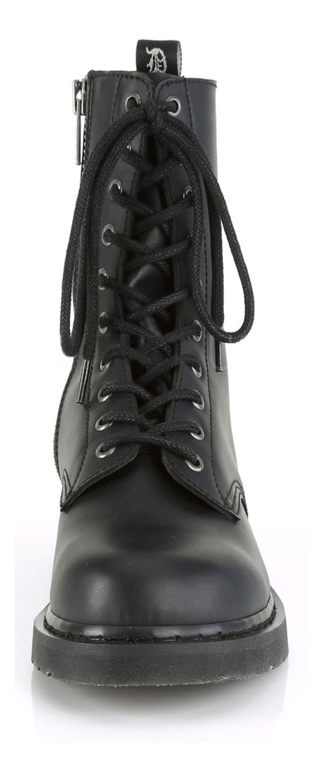 BOLT-200 10 Eyelet Combat Boot with Side Zipper display picture 3