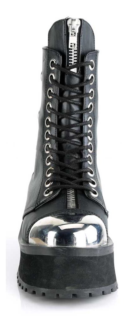 Gravedigger Boots with Chrome Metal Toe Cap by Demonia display picture 1