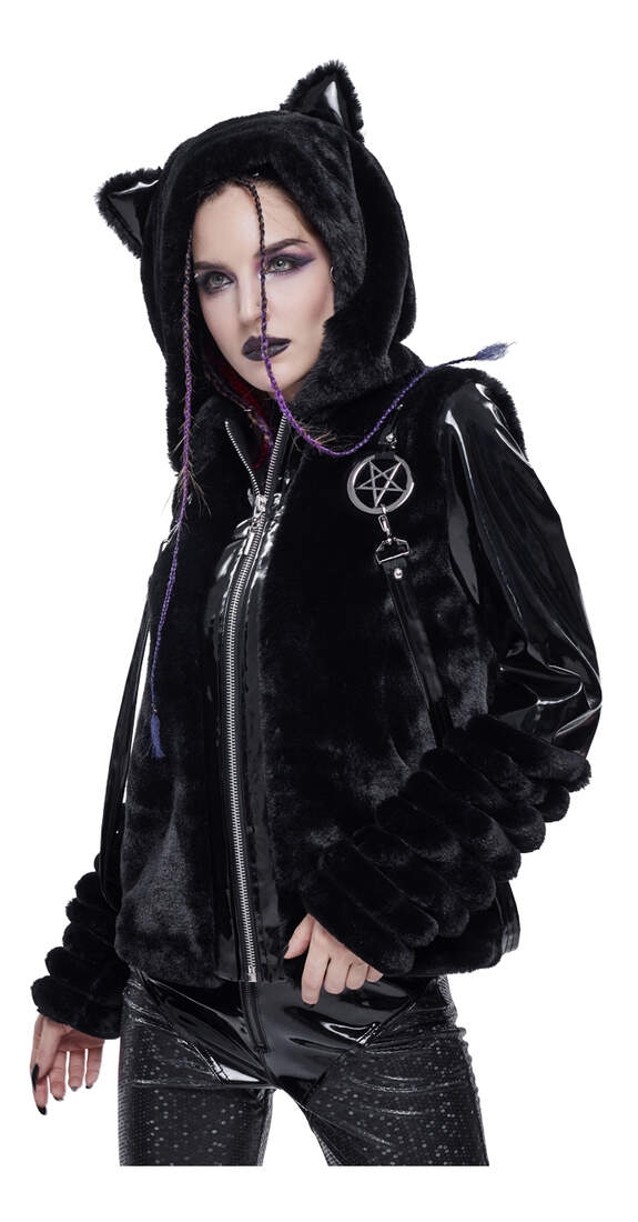 Hell Cat Jacket - Women's Gothic Coat