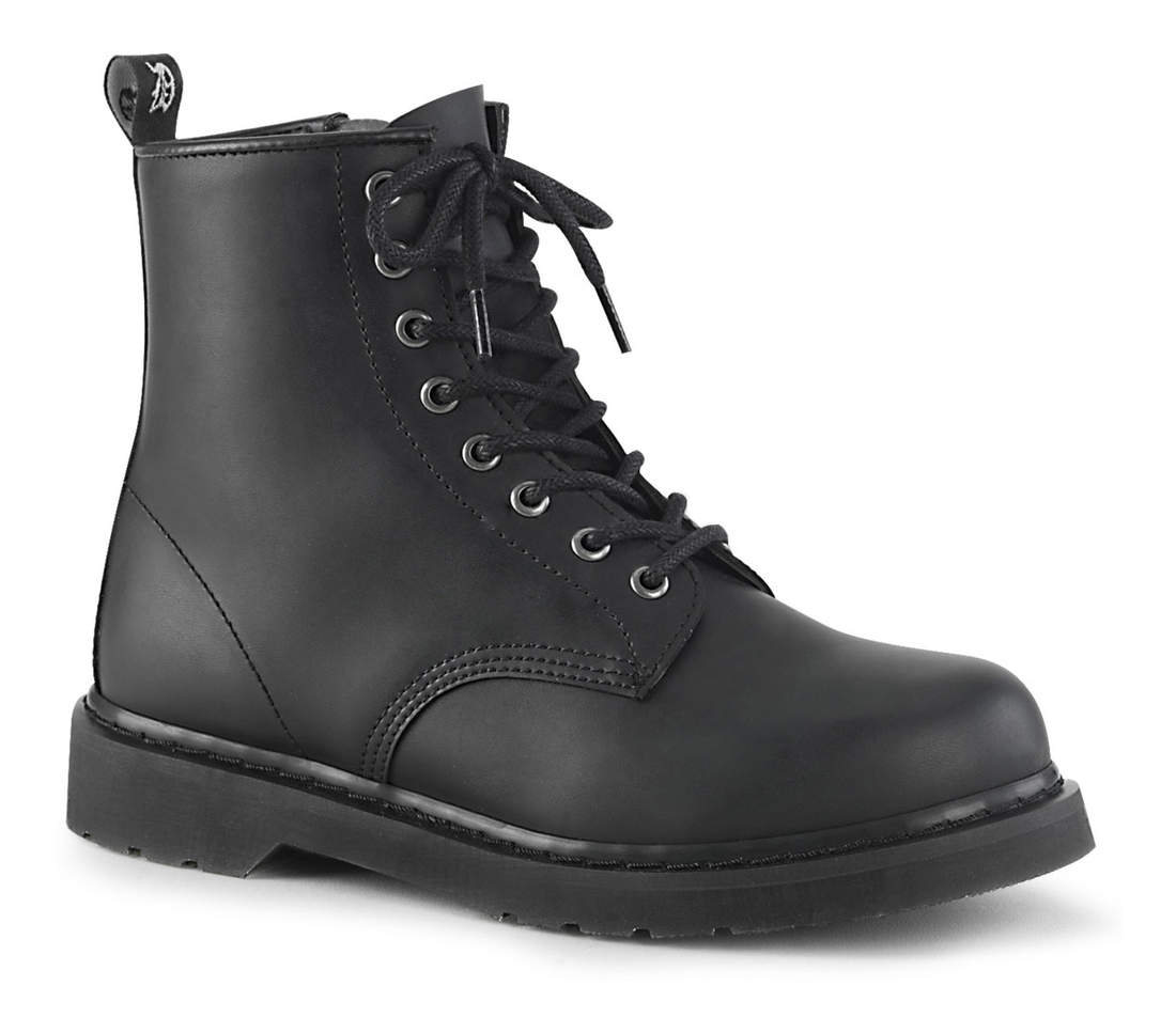 ブラックレザー ワークブーツ ハイカット 新品 Dr. Martens 8ホール ハイカットブーツ ブラックレザー - メルカリ