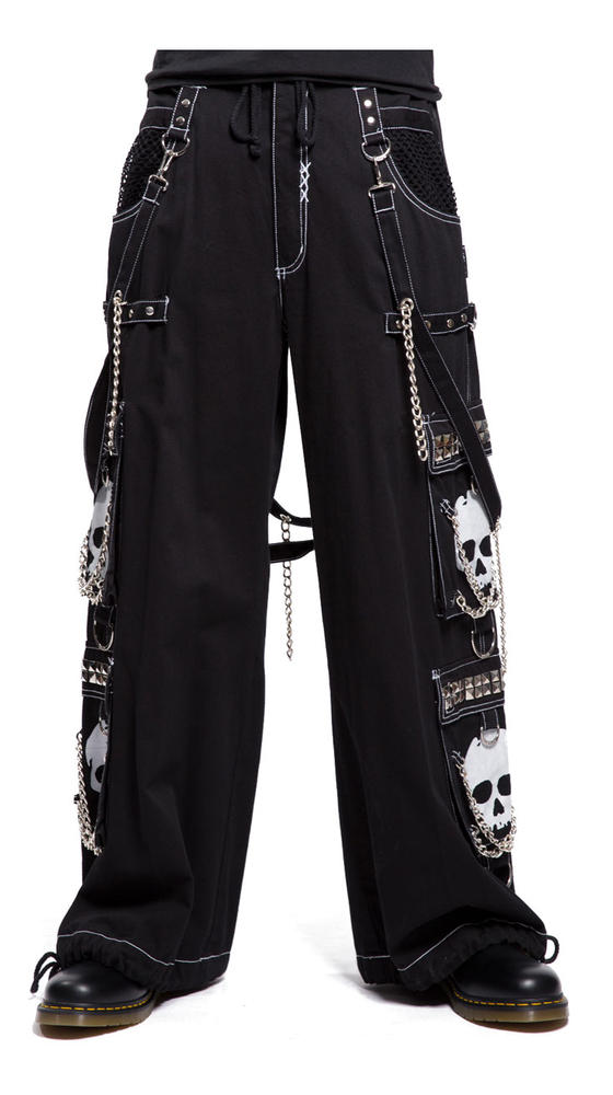Tripp Super Skull Pants - Black Skull Pants for Men